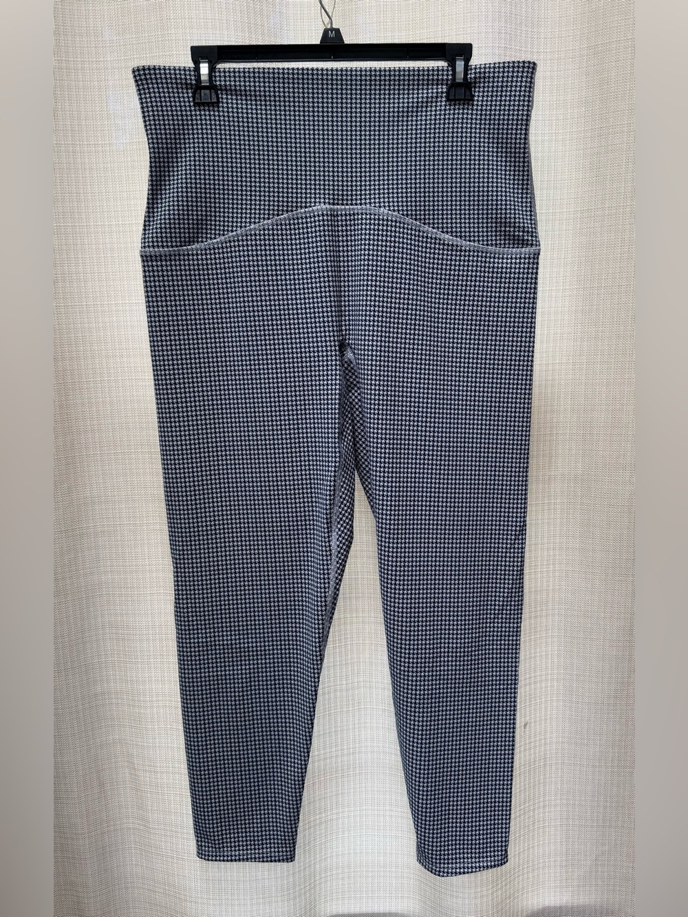 SPANX Booty Boost 7/8 Leggings 1X Houndstooth High Rise Compression Leggings
